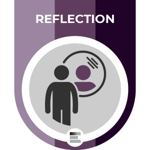 Reflection badge