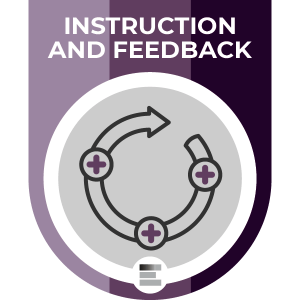 Instructions and Feedback badge