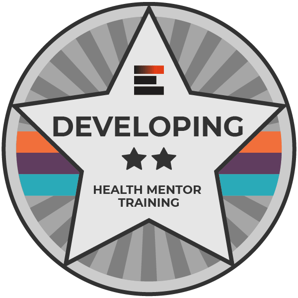 Developing badge